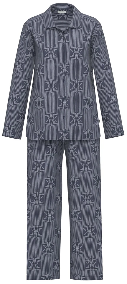 SEIDENSTICKER 91018 Schlafanzug / Pyjama lang 36-48 nightblue 16 - Bild 1 von 1