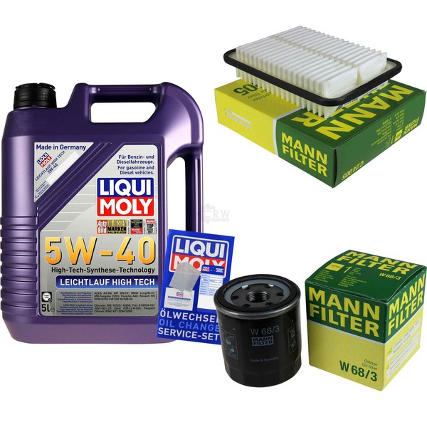 Mann Inspektionspaket 5L Liqui Moly 5W-40 FüR Toyota Auris 1.6 RAV 4 IV 2.0 4WD-image