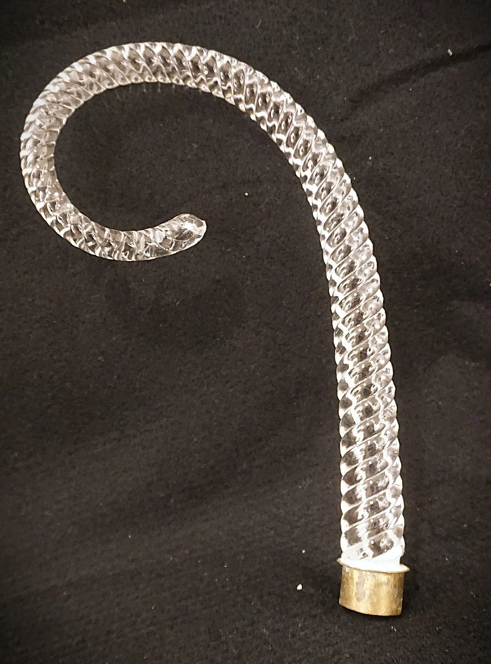 Juego de 5 Arañas Estilo Baccarat Rama de Cristal Brazos Rizados Retorcidos Parte Foto 4 de 4