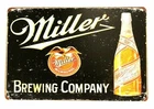 Miller Time High Life Beer Tin Sign Bar Irish Pub Vintage Retro Ad Style Look