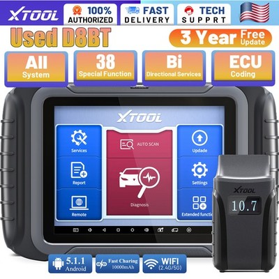 XTOOL D8 BT OBD2 Auto Scanner Car Diagnostic Tool All System ECU Coding CANFD