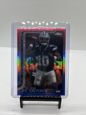 2025 Topps Chrome Joe Milton III Red White And Blue #85 Cowboys