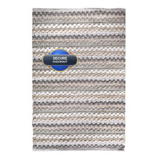 Ramanta Home Chenille Bath Mat Rug - Cotton Soft Absorbent Small