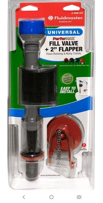 #ad Fluidmaster Performax Universal Toilet Fill Valve And Flapper Kit K 400H 039 $10.90