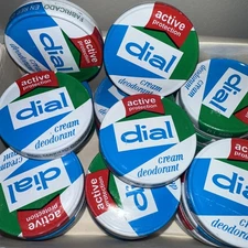 Active Protection Dial Cream Déodorant Free Shipping New In Box 3pcs