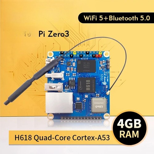 Scheda madre Pi Zero 3 Allwinner H618 scheda di sviluppo WIFI Android linux - Foto 23 di 23