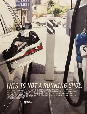 Nike Running Shoe Ad        THIS IS NOT A RUNNING SHOE. - Fuel for your Feet   2
