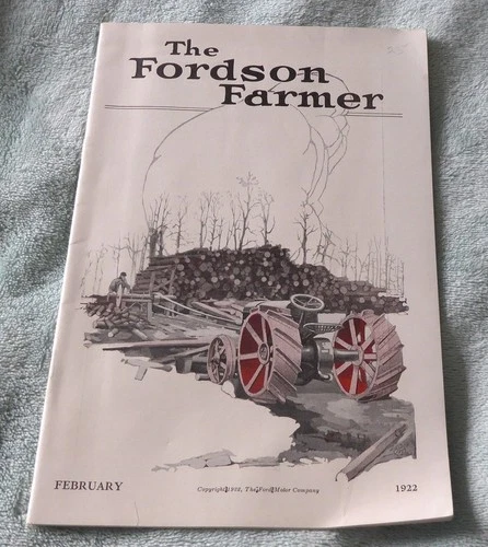 Antique original Fordson Model F, The Fordson farmer dated February 1922