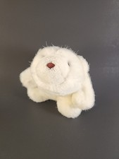 Gund SNUFF Snuffles White 6.5" Plush Bear 2151 Polar Brown Nose
