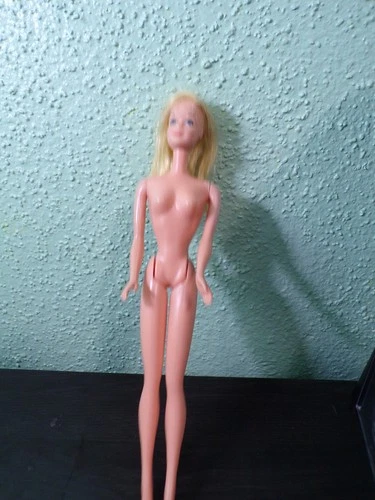 Vintage Barbie Doll 1958 Korea Mattel Nude Blonde Blue Eyes