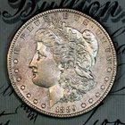* 1889-CC * CHOICE AU+ MORGAN SILVER DOLLAR * FROM ORIGINAL COLLECTION