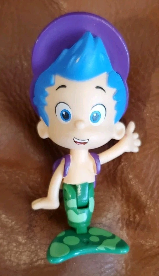 3.5 Inch Viacom Bubble Guppies Gil Action Figure Toy Nickelodeon Nick Jr Y2K - Image 2 of 4
