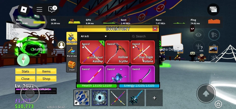 Venta Blox Fruits Cuenta V4 Carreras Nivel Máximo 2601 Perm Frutas y Juegos Pases Foto 3 de 4