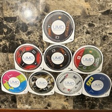 PSP Game/Movie Bundle Of 8: Tested And Working. Only UMDS No Cases