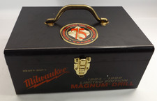 Milwaukee 75th Anniversary Magnum Drill 0234-75 UNUSED w/ Case + Extras