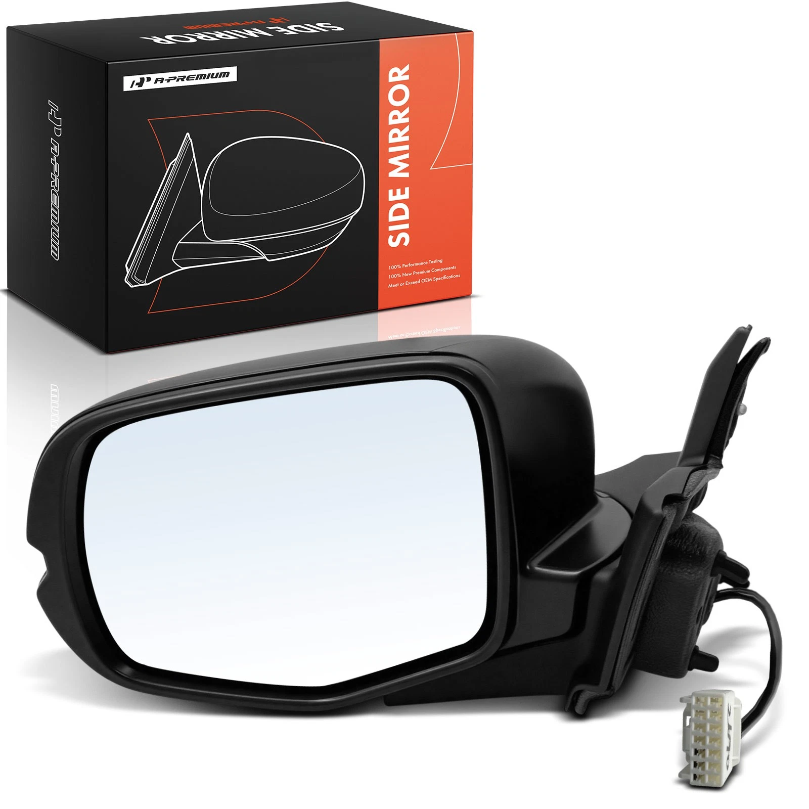 A-Premium Driver Power Adjust Mirror w/ Manual Fold for Honda Pilot 2017-2022