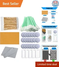 Trading Card Cleaning Kit Sports Cards Care Tools Plastic Holders TCG Collectors
