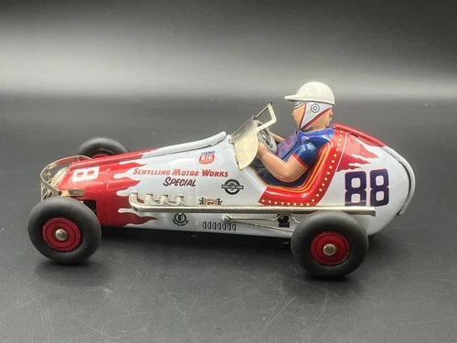 Schylling Collector Series Wind Up Tin Racer, 1950s Reproduction Toy