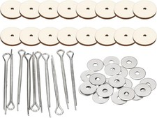 20mm Doll Joints Set, 8 Removable Cotter Pin Connectors for DIY Crafts