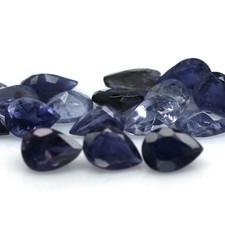 11.60 CT. Gemstone Unheated 20Pcs Purple Iolite Madagascar Pear