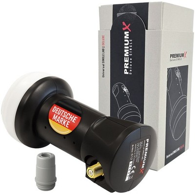 PremiumX DELUXE Single LNB PLL SAT Signalumsetzer 1 Teilnehmer LNC LMB HD 4K 8K