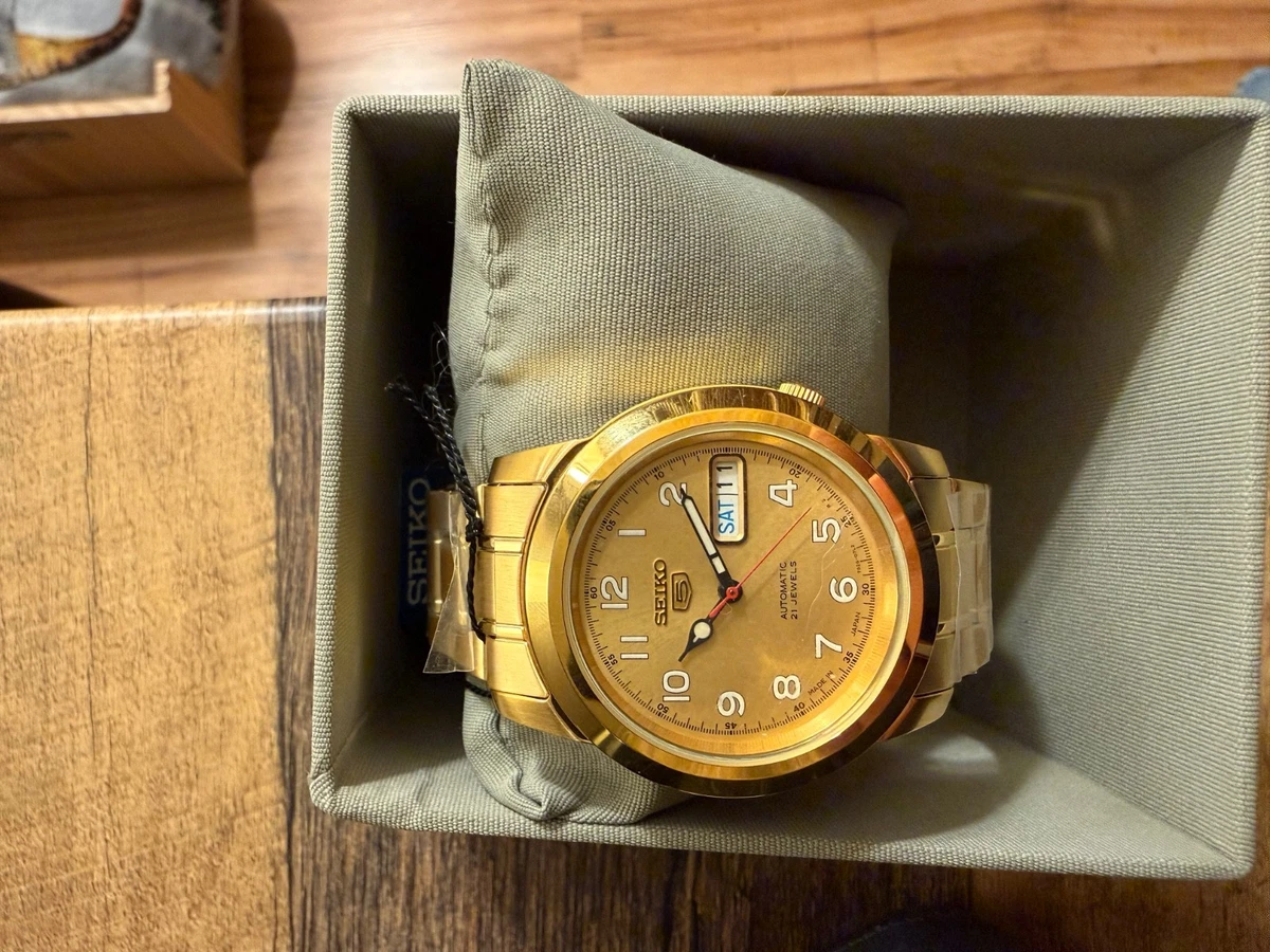 Seiko 5 Sports Mechanical (Automatic) Wristwatches with 21 Jewels