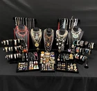 220 pc Antique Vintage Estate Costume Jewelry Some Signed. Lot 815
