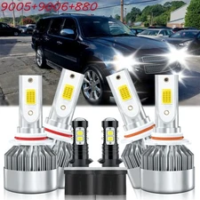 For Chevy Suburban 1500 2000-2006 LED Headlight High Low Beam Fog Light Bulb Kit
