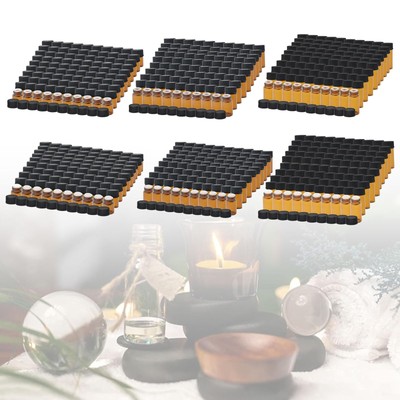 100 Stück Mini Glasflaschen leer Taschenformat Deko nachfüllbar Probe
