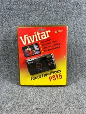 Vintage Vivitar PS15 Focus Free 35mm Film Camera Electronic Flash New Sealed
