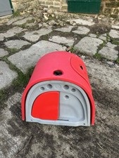 Omlet Eglu Rabbit Coop Hutch Red Plastic Outdoor Small Animal Cage