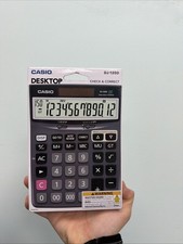 Casio DJ-120D 12-Digit Desktop Calculator Two-Way Power 150-Step Check