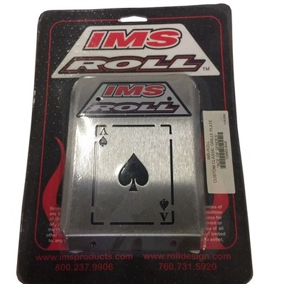IMS Roll Design Custom Classic ATV Quad Front Bumper Grille Plate Ace of Spades
