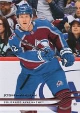 2025-26    Upper Deck Série 1  Josh Manson   #  43 Colorado Avalanche