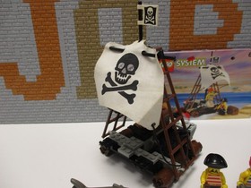 (D10/16) Lego 6261 Pirate Raft with BA