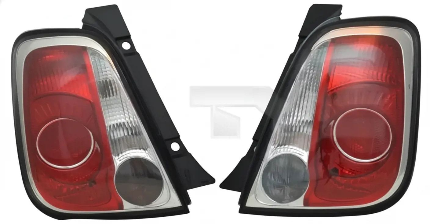 Fanale Posteriore Destra per Abarth FIAT 500 Hatchback (2007-2015) - TYC 11-1128 - Immagine 3