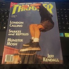 Thrasher Skateboard Magazine December 1989 Jeff Kendall Kevin Staab Sims Hawk