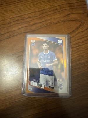 2025/26 Topps UEFA Club Competition Robin Mirisola Orange 23/25 KRC Genk #26 Rc