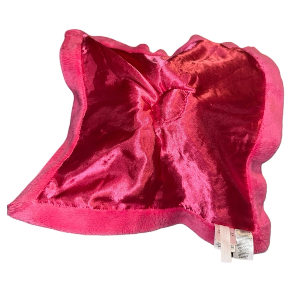 Плюшевое милое защитное одеяло John Deere Baby Pink Pig фермерское атласное сзади для скотного двора - Изображение 4 из 4