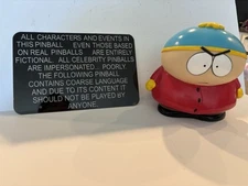 SEGA SOUTH PARK PINBALL TOPPERS- Cartman And Pinball Disclaimer