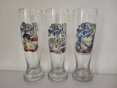 3x Vintage Maisel's Weisse Weizenbiergläser   Nostalgie Edition   Top Zustand!