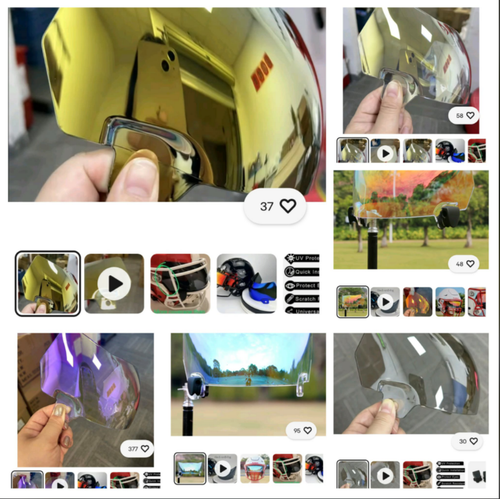 CLEAR ANTI-FOG SPEED FLEX AND SCHUTT F7 Football Helmet Oculus Visor  W/Clips - 第 8/11 張圖片