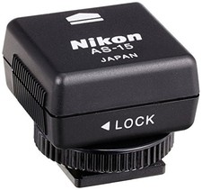 Nikon AS-15 Sync Terminal Adapter Hot Shoe to PC AS15