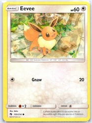 Eevee 155/214 Cracked Ice Holo Lost Thunder