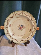 18th C. Chinese Export Porcelain Wormerplatter Neoclassical Festoon Pattern 10