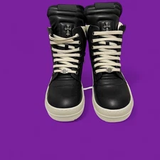 Black Chrome Rick Owen Geo Eu 44 Us 11