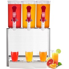 Stainless Steel Drink Dispenser, Commercial Beverage Dispenser with Thermostat