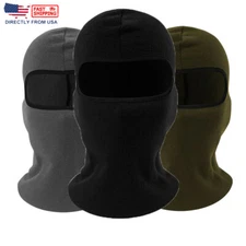 Cold Weather Thermal Fleece Balaclava Winter Ski Full Face Mask Motorcycle Hood