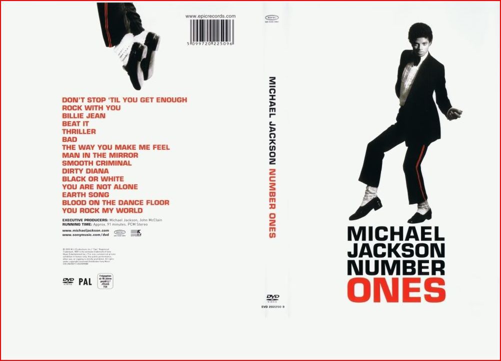 ミュージック Michael Jackson Number Ones DVD Michael Jackson Number Ones (DVD, 2003) Rare, BN, & Sealed! Epic
