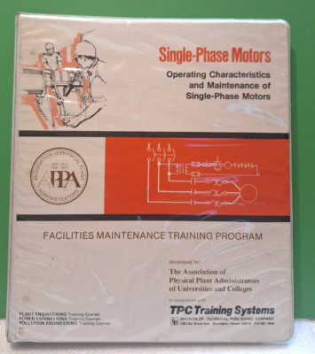 TPC Training Systems SINGLE-PHASE MOTORS Manual Trainee's Guide